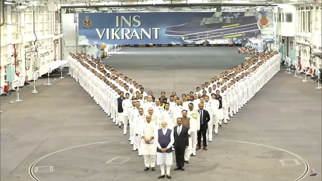 INS Vikrant Commissioned By Prime Minister Modi On 2nd September 2022