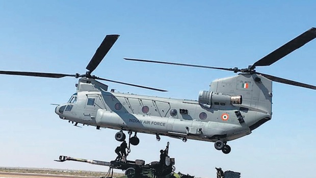 Indian Air Force CH-47 Chinook Helicopter
