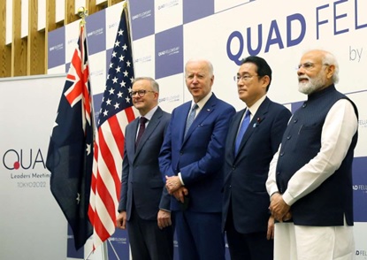 Quad Indo Pacific , China Counter , QUAD Countries